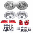 PowerStop Z23 Daily Driver Carbon-Fiber Ceramic Pads Drilled & Slotted Rotor & C