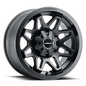 15x7 Vision 416 ATV Matte Black 4x110 ET38.1 Wheel Rim