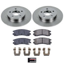 PowerStop OE Stock Replacement Low-Dust Ceramic Brake Pad and Rotor Kit