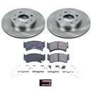 PowerStop OE Stock Replacement Low-Dust Ceramic Brake Pad and Rotor Kit