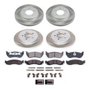 PowerStop Semi-Coated Rotor and Low-Dust Ceramic Brake Pad Kit