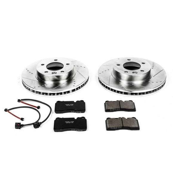 PowerStop Z23 Daily Driver Carbon-Fiber Ceramic Brake Pad and Drilled & Slotted