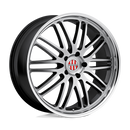 18X11 Victor Equipment Lemans Silver 5X130 ET52 Wheel Rim