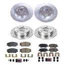 PowerStop Z23 Daily Driver Carbon-Fiber Ceramic Brake Pad and Drilled & Slotted
