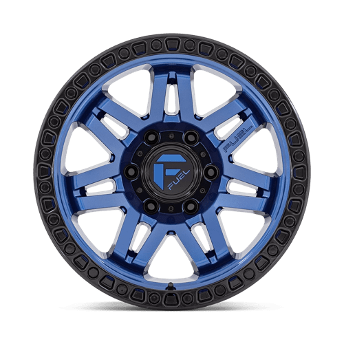 17x9 Fuel Off-Road D813 Syndicate Dark Blue with Black Ring 6x139.7 ET1 Wheel