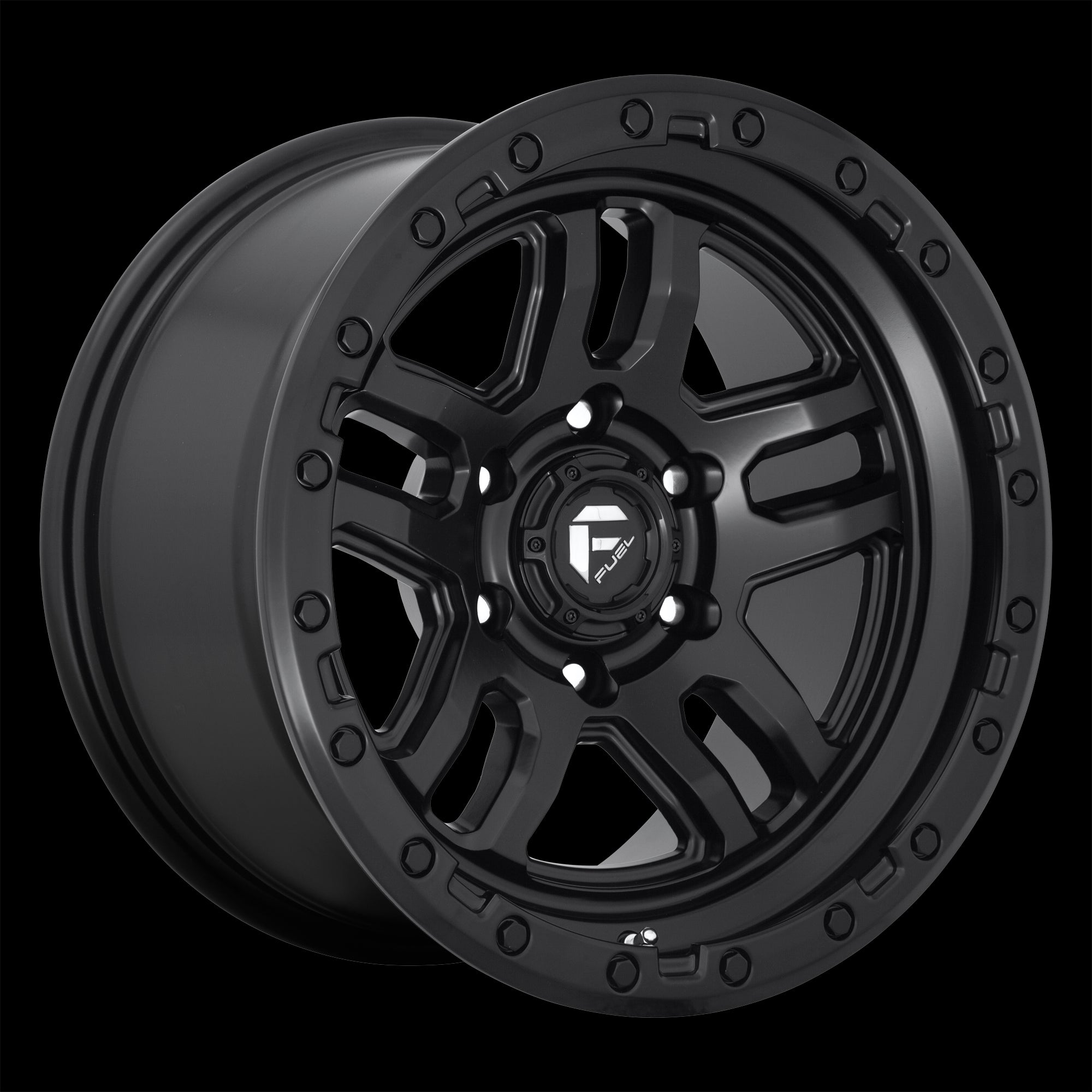 17X9 Fuel D700 AMMO Matte Black 6X139.7 ET1 wheel/rim