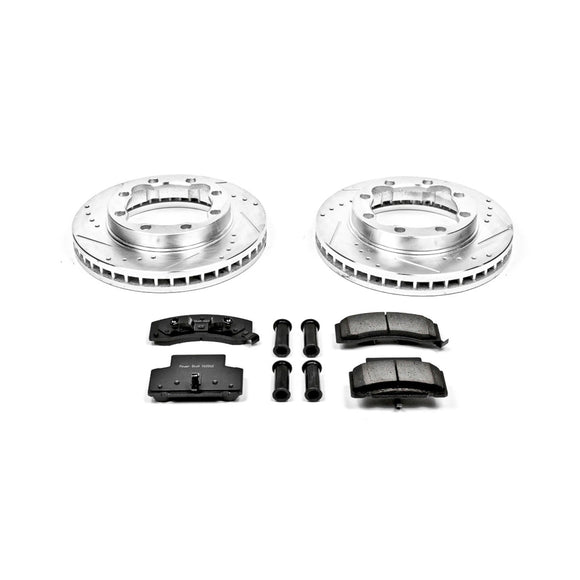 PowerStop Z23 Daily Driver Carbon-Fiber Ceramic Brake Pad and Drilled & Slotted