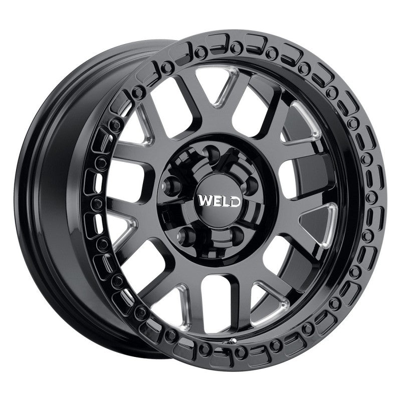 20x9 WELD Off-Road Cinch Black Milled / Black Ring 8x170 ET0 Wheel Rim