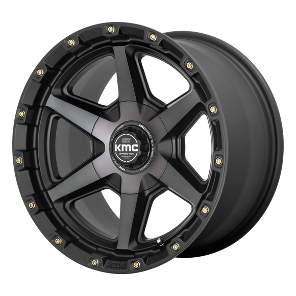 20X9 KMC KM101 TEMPO S-BLK GTCC 6X135/6X139.7 ET18 wheel/rim