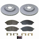 Genuine Geomet Coated Rotor and Low-Dust Ceramic Brake Pad Kit