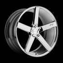 8.5x20 Niche Wheels M132 Milan Chrome Plated Wheel 5x114.3 ET35 CB72.56-2