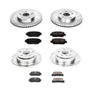 PowerStop Z23 Daily Driver Carbon-Fiber Ceramic Brake Pad and Drilled & Slotted