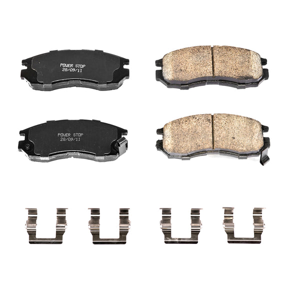 PowerStop Z17 Evolution Ceramic Brake Pads With Hardware