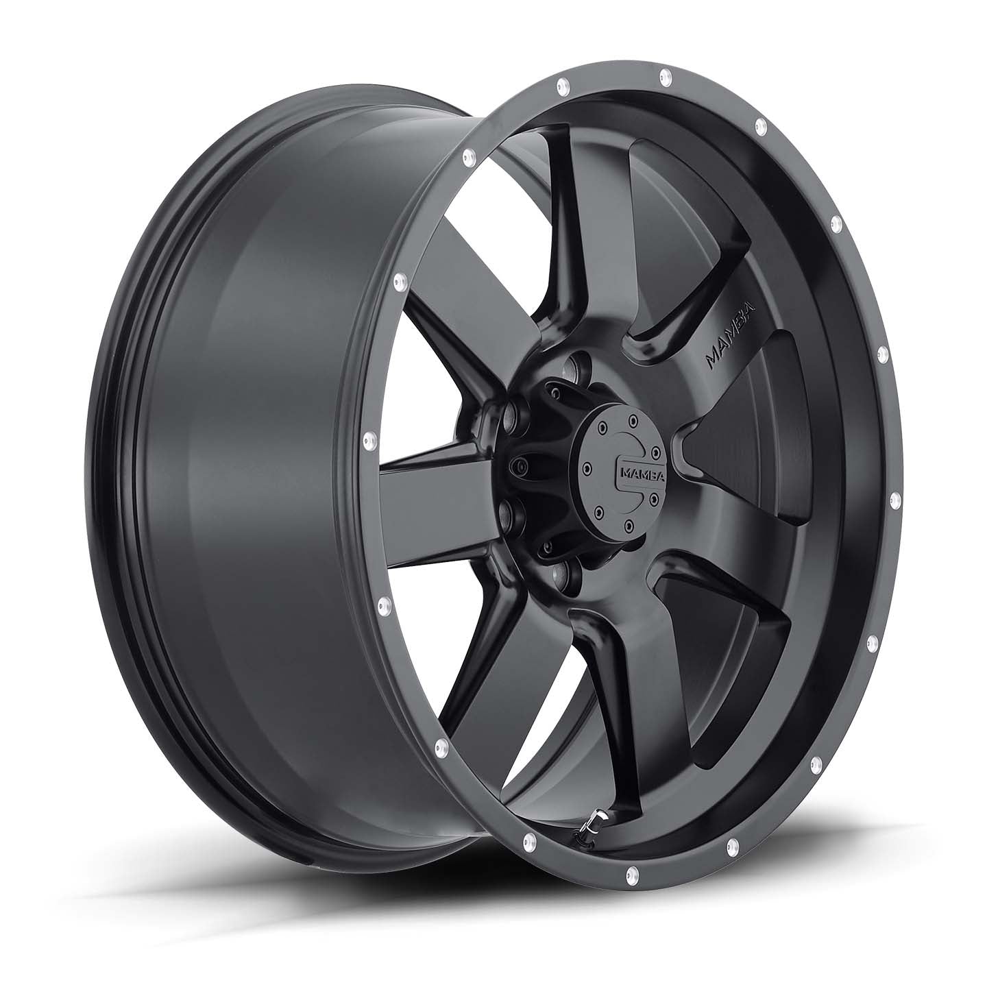 17x9 Mamba M14 Matte Black 5x127 5x5 ET-12 Wheel Rim