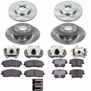 PowerStop OE Stock Replacement Low-Dust Ceramic Brake Pad, Rotor and Caliper Kit