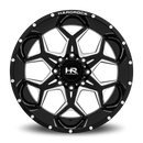 22x12 Hardrock Reckless Xposed Gloss Black Milled 6x135 ET-51 wheel/rim-1