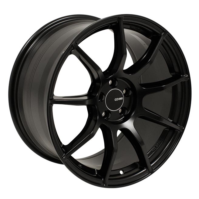 18X8.5 Enkei TS9 Wheel/Rim Matte Black 5X114.3 ET50 5-114.3 18-8.5