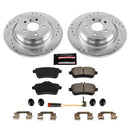 PowerStop Z23 Daily Driver Carbon-Fiber Ceramic Brake Pad and Drilled & Slotted