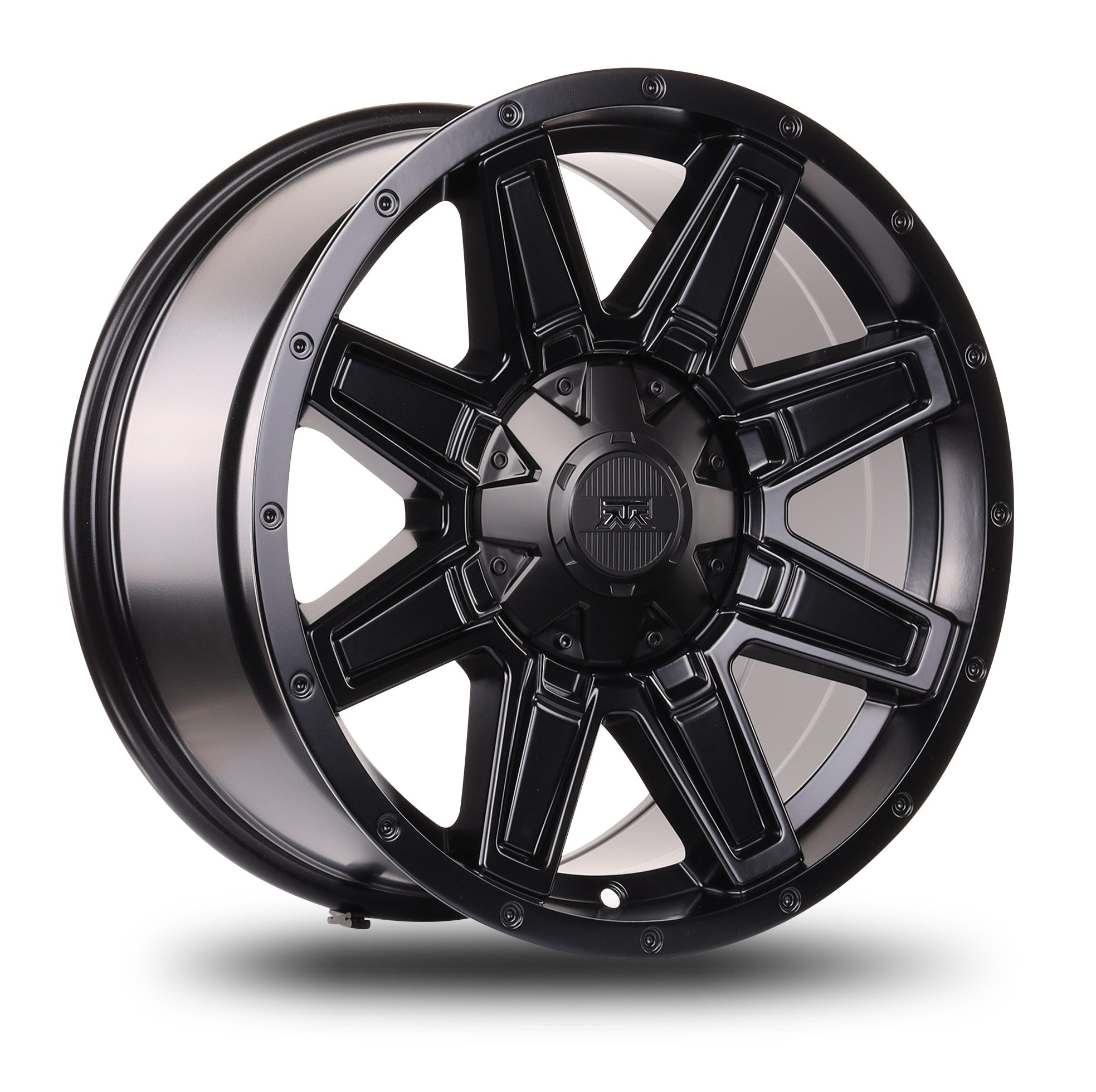 18x9 Mudder Trucker MT404 Deviant Black 6x135 6x139.7 6x5.5 ET12 Wheel Rim