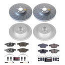 PowerStop Genuine Geomet Coated Rotor and Carbon-Fiber Ceramic Brake Pad Kit
