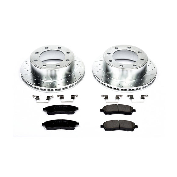 PowerStop Z23 Daily Driver Carbon-Fiber Ceramic Brake Pad and Drilled & Slotted