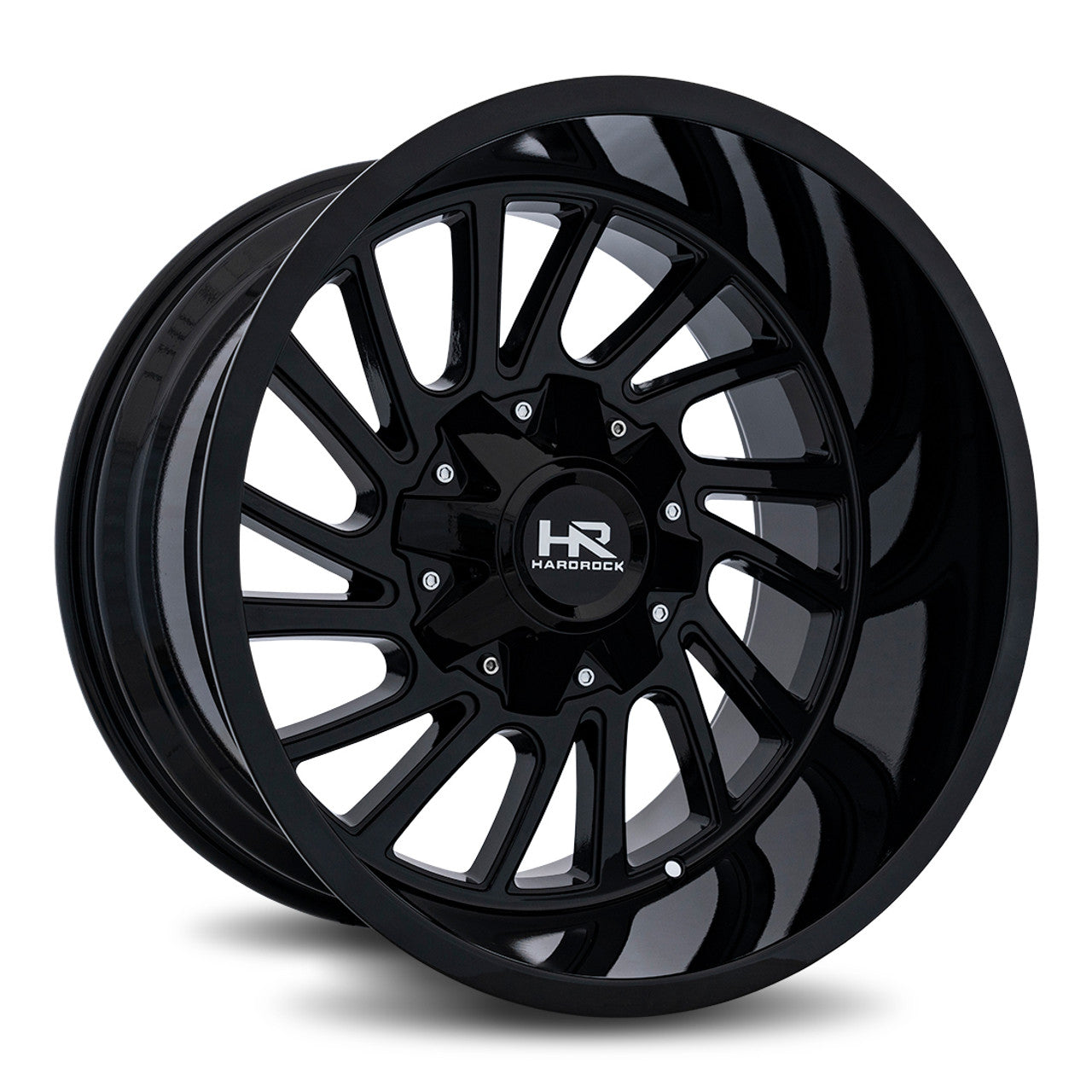 22x10 Hardrock Overdrive Gloss Black 5x127/139.7 ET-25 wheel/rim