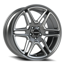 20x9 Vision 476 Wedge Gun Metal Machined Face Wheel 5x115 ET15 CB74.1