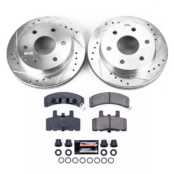 PowerStop Z23 Daily Driver Carbon-Fiber Ceramic Brake Pad and Drilled & Slotted