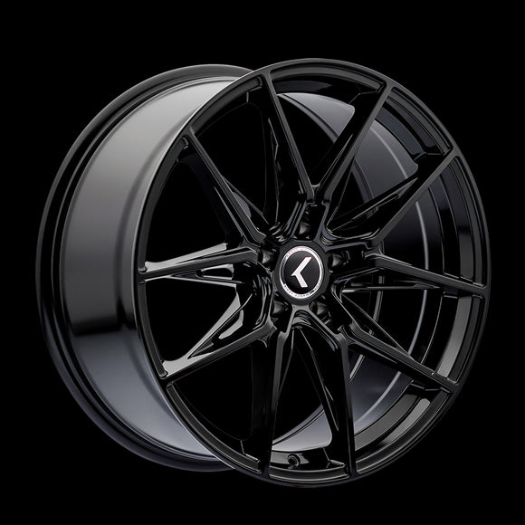 20x9 Kraze KR196 Evolve Gloss Black 5x120 ET35 Wheel Rim