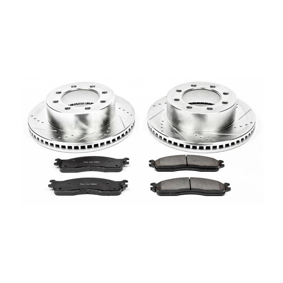 PowerStop Z23 Daily Driver Carbon-Fiber Ceramic Brake Pad and Drilled & Slotted