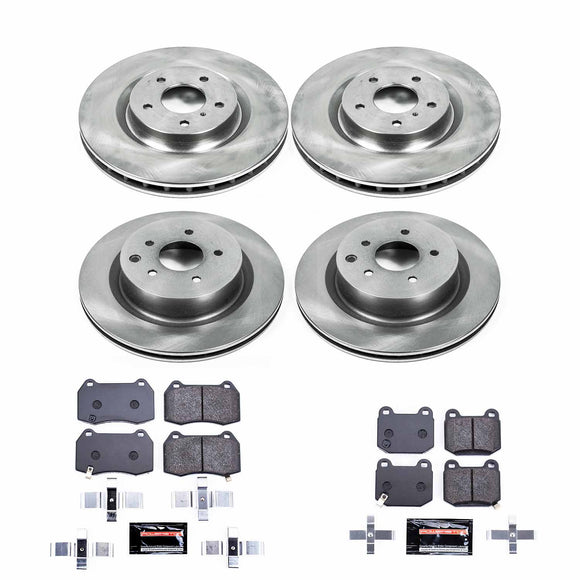 PowerStop Track Day High-Performance Brake Pad and Rotor Kit