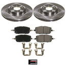 OE Stock Replacement Low-Dust Ceramic Brake Pad and Rotor Kit
