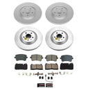 PowerStop Genuine Geomet Coated Rotor and Carbon-Fiber Ceramic Brake Pad Kit