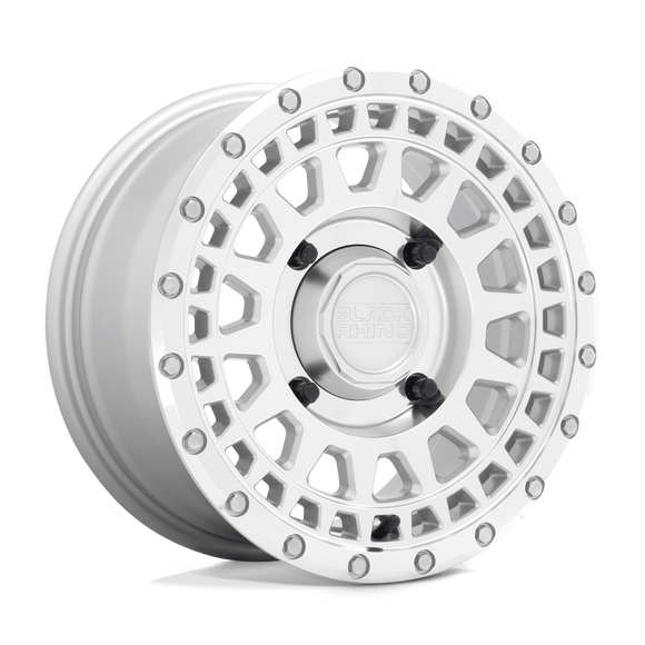 15X7 Black Rhino Powersports Parker UTV Silver 4X156 ET51 Wheel Rim