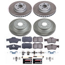 PowerStop Semi-Coated Rotor and Low-Dust Ceramic Brake Pad Kit