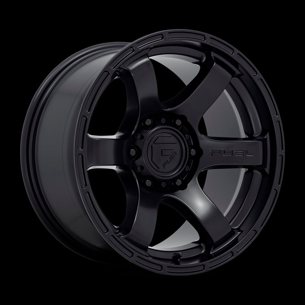 18X9 Fuel D766 RUSH Satin Black 5X127 ET20 wheel/rim - 0