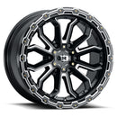 18x9 Vision 405 Korupt Gloss Black Milled Spoke Wheel 5x127 ET12 CB78.1