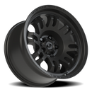 17x9.5 Vision 409 Inferno Satin Black 5x5 (5x127) ET-18 wheel/rim