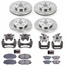 PowerStop OE Stock Replacement Low-Dust Ceramic Brake Pad, Rotor and Caliper Kit