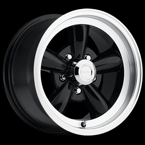 17x8 Vision 141H Legend 5 Black Machined Lip 5x114.3 5x4.5 ET19 Wheel Rim