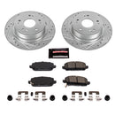 PowerStop Z23 Daily Driver Carbon-Fiber Ceramic Brake Pad and Drilled & Slotted