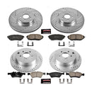 PowerStop Z23 Daily Driver Carbon-Fiber Ceramic Brake Pad and Drilled & Slotted