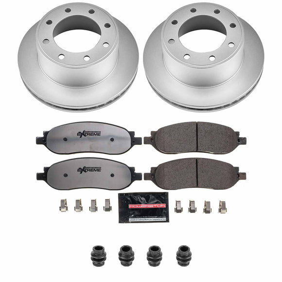 Z36 Truck & Tow Premium Carbon-Fiber Ceramic Brake Pad and Fully Coated Rotor Ki