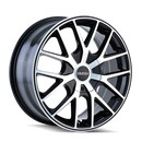 18x8 Touren TR60 Black-Machined Wheel/Rim 5x112 3260-8809B
