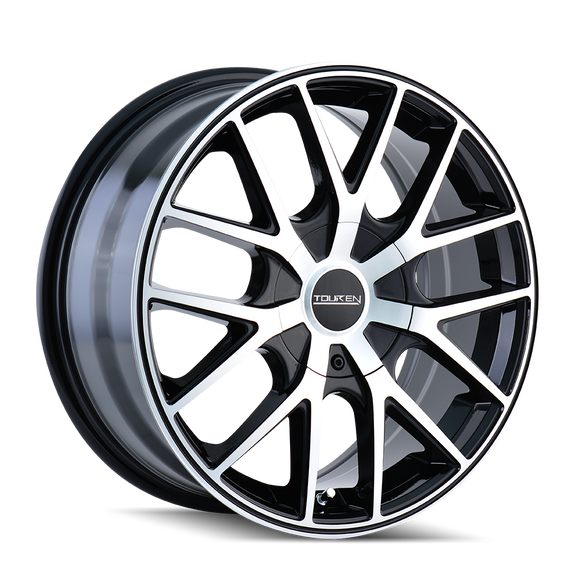 18x8 Touren TR60 Black-Machined Wheel/Rim 5x112 3260-8809B