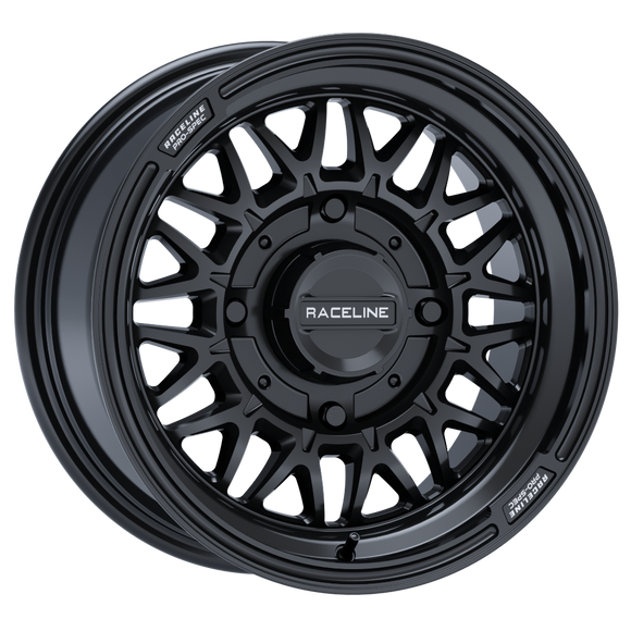 15x10 Raceline A13B Omega Gloss Black 4x137 ET0 CB110.18 Wheel