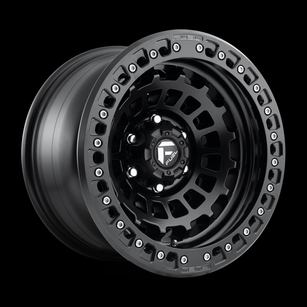 17X9 Fuel D101 Zephyr Beadlock Matte Black 5X150 ET-15 wheel/rim