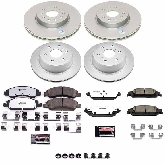 Z36 Truck & Tow Premium Carbon-Fiber Ceramic Brake Pad and Fully Coated Rotor Ki