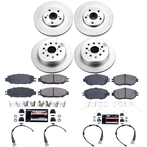 PowerStop Z23 Daily Driver Premium Carbon-Fiber Ceramic Brake Pad and Fully Coat