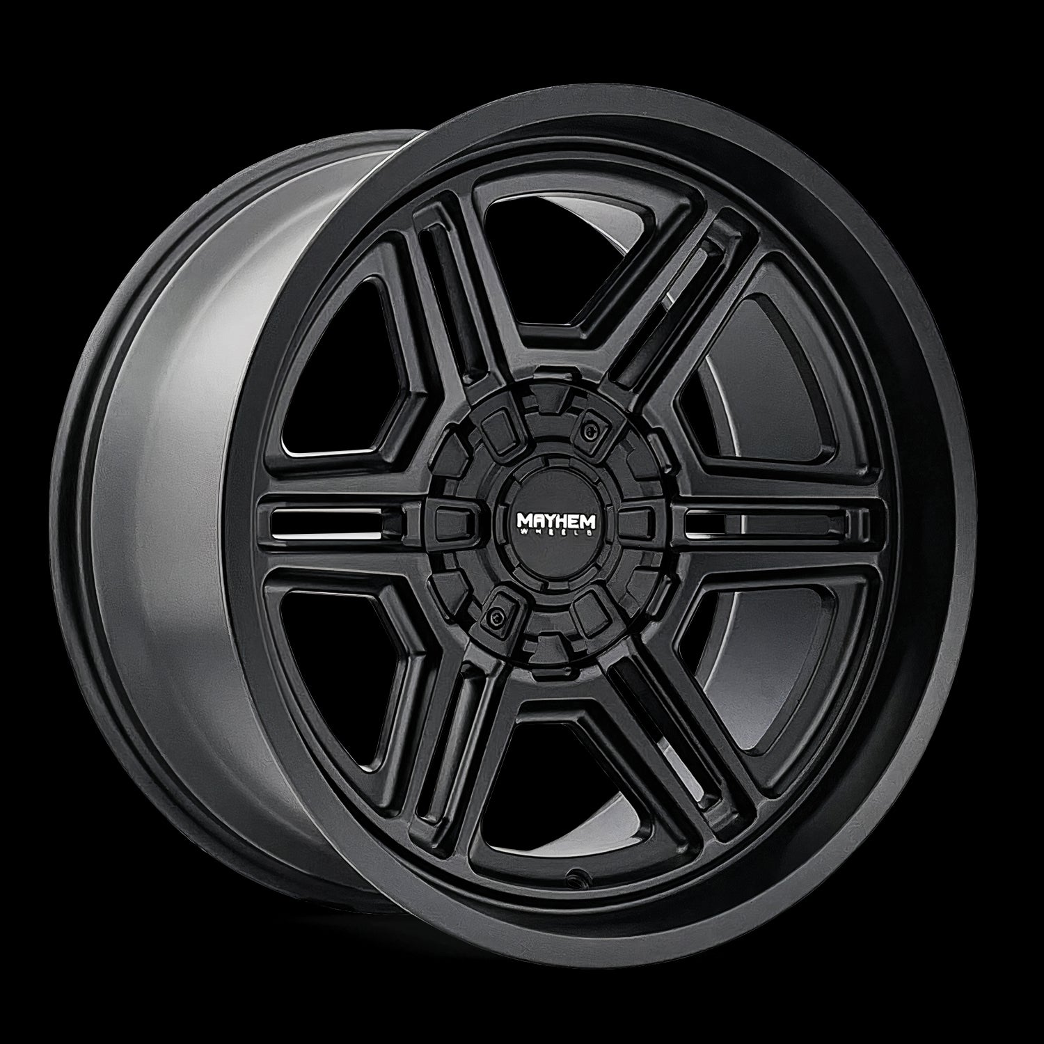 20x10 Mayhem 8117 Hermosa Matte Black 8x180 ET-25 Wheel Rim